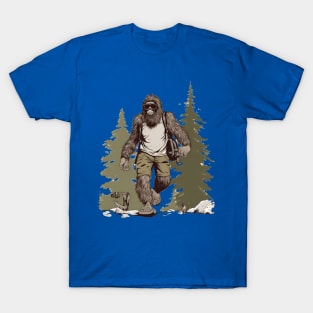 Dope Sasquatch in Nature T-Shirt